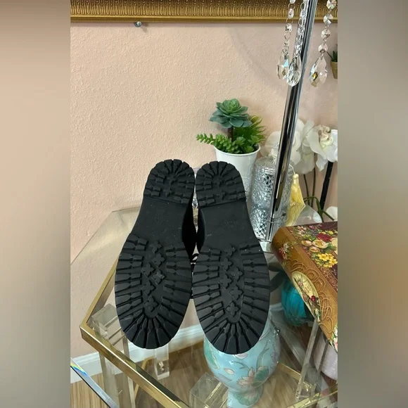 Prada Felt Shearling Fur Hiking Boots Size 38.5/8 - Picture 13 of 14